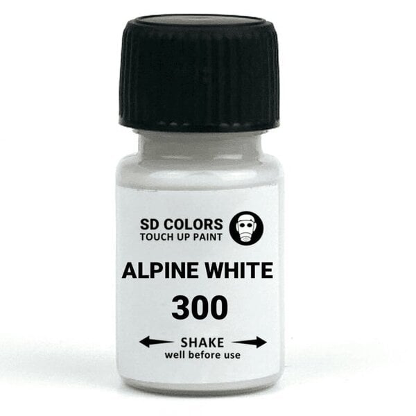 SD COLORS ALPINE WHITE 300 BMW Kriimustuste parandamise värv 8ml Värvikood 300 ALPINE WHITE Internetist