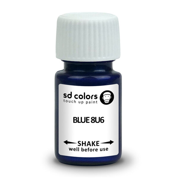 SD COLORS BLUE 8U6 TOYOTA Kriimustuste parandamise värv 8ml Värvikood 8U6 BLUE hind ja info | Auto värvikorrektorid | kaup24.ee