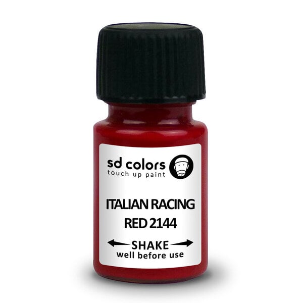 SD COLORS ITALIAN RACING RED 2144 JAGUAR/LAND ROVER Kriimustuste parandamise värv 8ml Värvikood 2144 ITALIAN RACING RED hind ja info | Auto värvikorrektorid | kaup24.ee