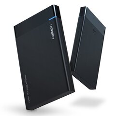 Ugreen US221 väline kõvaketas HDD / SSD, SATA 3.0, USB-C, 50 cm, must hind ja info | Välised kõvakettad (SSD, HDD) | kaup24.ee