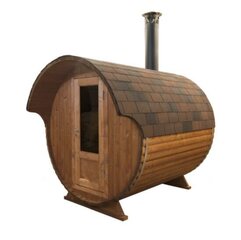 Termokuusest valmistatud, puukerisega torusaun 6-le inimesele hind ja info | Sauna seadmed | kaup24.ee