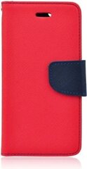 Telefoniümbris Fancy Book sobib iPhone 7 / 8 / SE2 / SE3, punane / sinine hind ja info | Telefoni kaaned, ümbrised | kaup24.ee