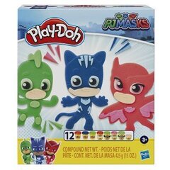 Plastiliini komplekt Play Doh PJ Masks, F18055L0 hind ja info | Arendavad mänguasjad 3+ | kaup24.ee