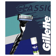 Raseerimiskomplekt Gillette Mach3: raseerija + habemeajamisvaht 100 ml hind ja info | Raseerimisvahendid | kaup24.ee