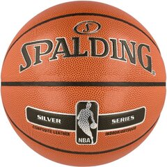 Korvpalli pall Spalding NBA Silver Indoor Outdoor 2017 hind ja info | Korvpallid | kaup24.ee
