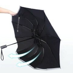 Inverse, automaatne vihmavari musta värvi hind ja info | Meeste vihmavarjud | kaup24.ee