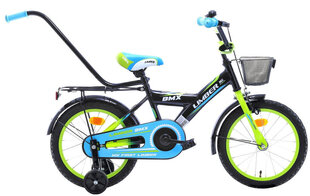 Jalgratas Monteria Limber 16", must/sinine hind ja info | Laste jalgrattad | kaup24.ee