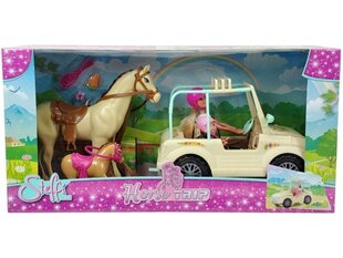 Nukkude ja kujukeste komplekt Matk hobustega Simba Steffi Love hind ja info | Tüdrukute mänguasjad | kaup24.ee