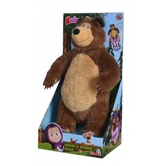 Pehme plüüsist mänguasi helidega Maša ja karu hind ja info | Pehmed mänguasjad | kaup24.ee