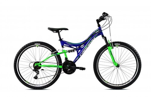 Noorukite jalgratas Capriolo CTX 260 26 sinine-roheline, raam 16 hind ja info | Jalgrattad | kaup24.ee