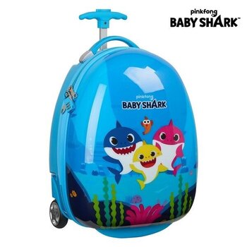 Kohver Baby Shark 16'' Helesinine hind ja info | Kohvrid, reisikotid | kaup24.ee