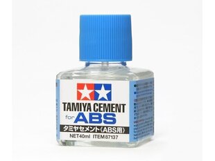 Tamiya - Tamiya Cement (for ABS) (клей для АBC-пластика), 40ml, 87137 цена и информация | Клей | kaup24.ee