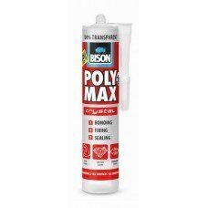 Liim - hermeetik Bison PolyMax Crystal 280 ml hind ja info | Liimid | kaup24.ee