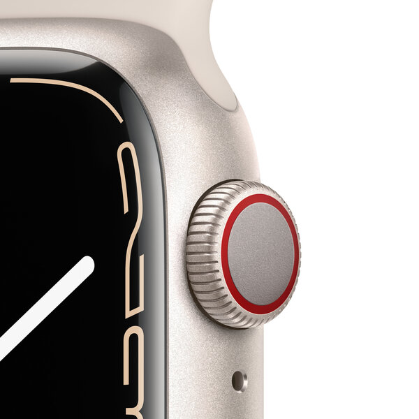 Apple watch series 7 45mm starlight aluminium case with starlight sport band trust wallet mac os