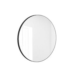 Ümmargune peegel Massi Valo Slim must, 80 cm hind ja info | Peeglid | kaup24.ee