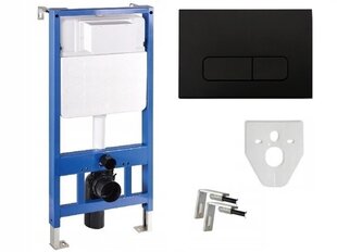 Peidetud WC-raam Mexen 4in1 Fenix Slim koos nupuga Napo 02 Black hind ja info | WC-poti tarvikud | kaup24.ee