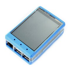 Ümbris Raspberry Pi ja 3,2” LCD ekraanile, sinine hind ja info | Robootika, konstruktorid ja tarvikud | kaup24.ee
