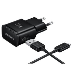 Telefonilaadija Samsung EP-TA20EBECGWW / Quick Charge 3.0 / 15W Original Travel Adapter + Type-C USB, must hind ja info | Mobiiltelefonide laadijad | kaup24.ee