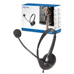 LogiLink - Kõrvaklapid stereo mikrofoniga (HS0001) hind ja info | Kõrvaklapid | kaup24.ee