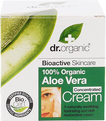 Niisutav Näokreem Aloe Vera Concentrated Cream Dr.Organic (50 ml) hind ja info | Kehakreemid, losjoonid | kaup24.ee