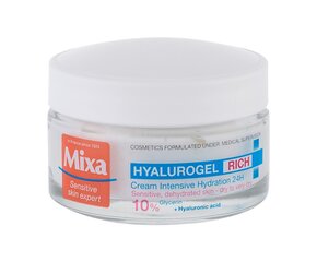 Niisutav kreem hüaluroonhappega Mixa Hyalurogel Rich 50 ml hind ja info | Näokreemid | kaup24.ee